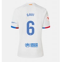 Fotballdrakt Dame Barcelona Paez Gavi #6 Bortedrakt 2023-24 Kortermet